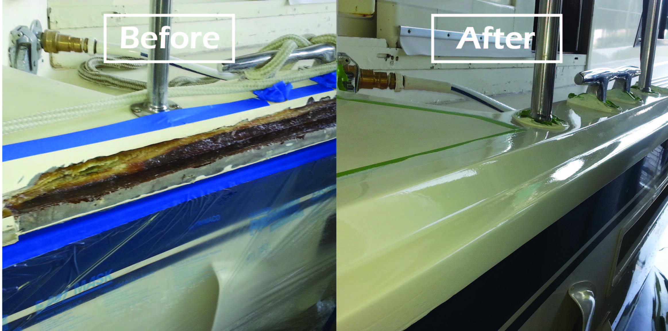 Awlgrip Boat Paint Repair